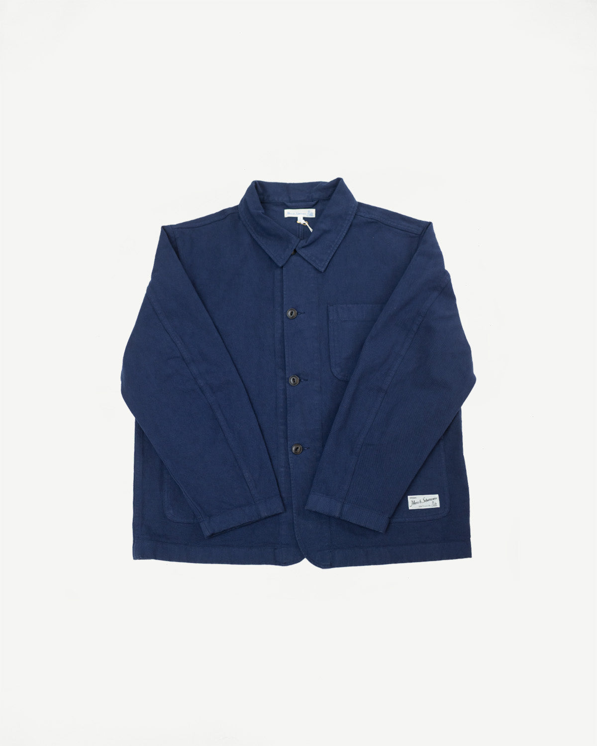 JKT05.66 - 11.2oz Organic Cotton Broken Twill Jacket - Ink Blue 1 JKT05.66 - 11.2oz Organic Cotton Broken Twill Jacket - Ink Blue