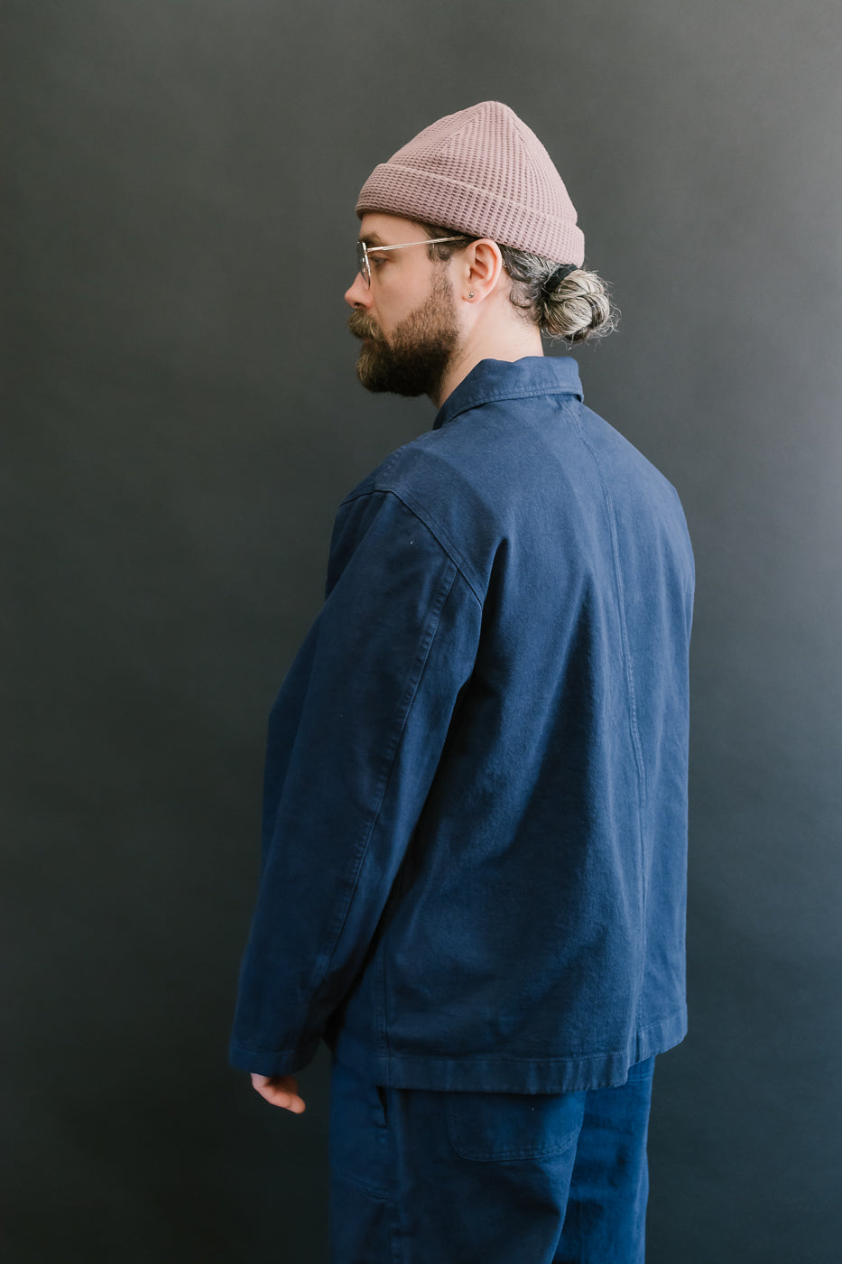 JKT05.66 - 11.2oz Organic Cotton Broken Twill Jacket - Ink Blue 10 JKT05.66 - 11.2oz Organic Cotton Broken Twill Jacket - Ink Blue