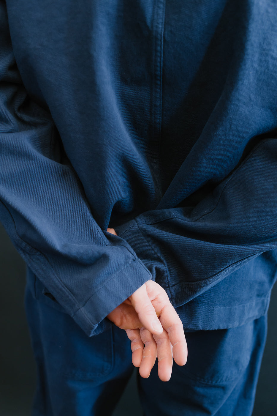 JKT05.66 - 11.2oz Organic Cotton Broken Twill Jacket - Ink Blue 17 JKT05.66 - 11.2oz Organic Cotton Broken Twill Jacket - Ink Blue