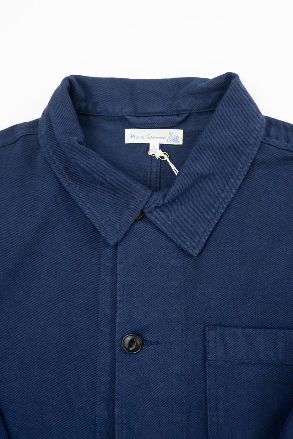JKT05.66 - 11.2oz Organic Cotton Broken Twill Jacket - Ink Blue 2 JKT05.66 - 11.2oz Organic Cotton Broken Twill Jacket - Ink Blue