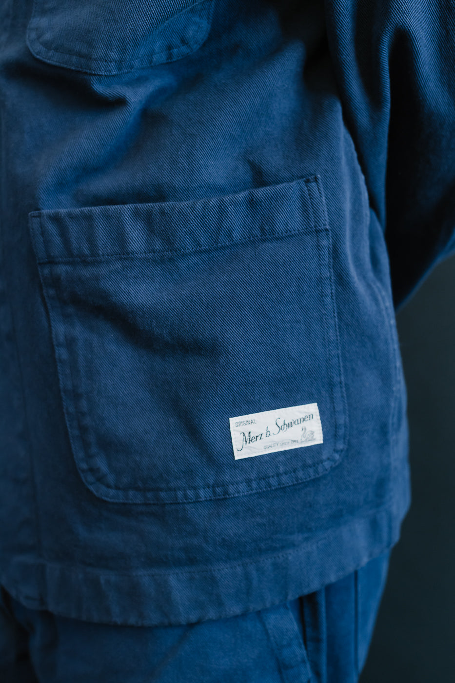 JKT05.66 - 11.2oz Organic Cotton Broken Twill Jacket - Ink Blue 20 JKT05.66 - 11.2oz Organic Cotton Broken Twill Jacket - Ink Blue