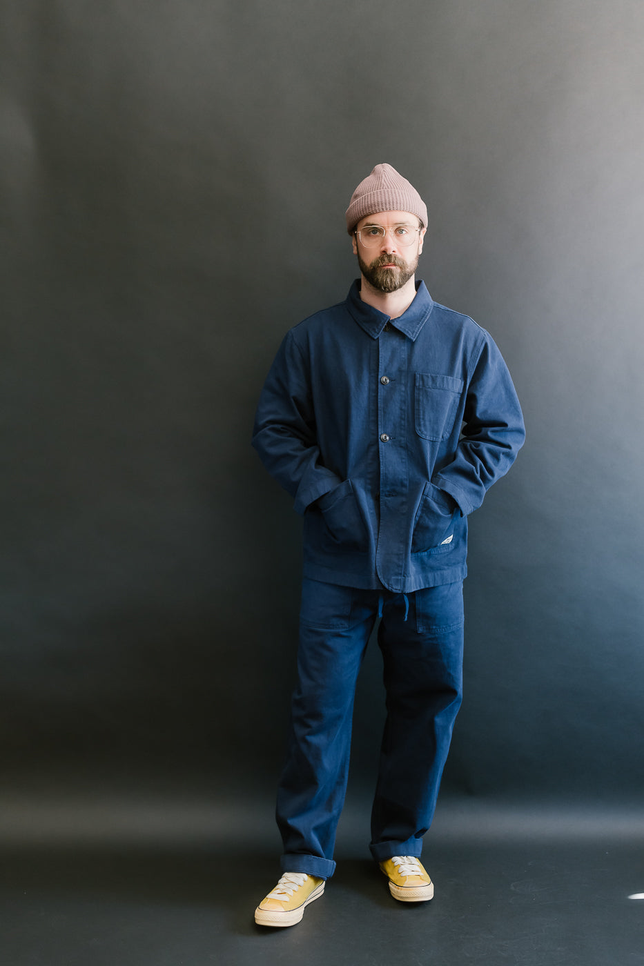 JKT05.66 - 11.2oz Organic Cotton Broken Twill Jacket - Ink Blue 6 JKT05.66 - 11.2oz Organic Cotton Broken Twill Jacket - Ink Blue