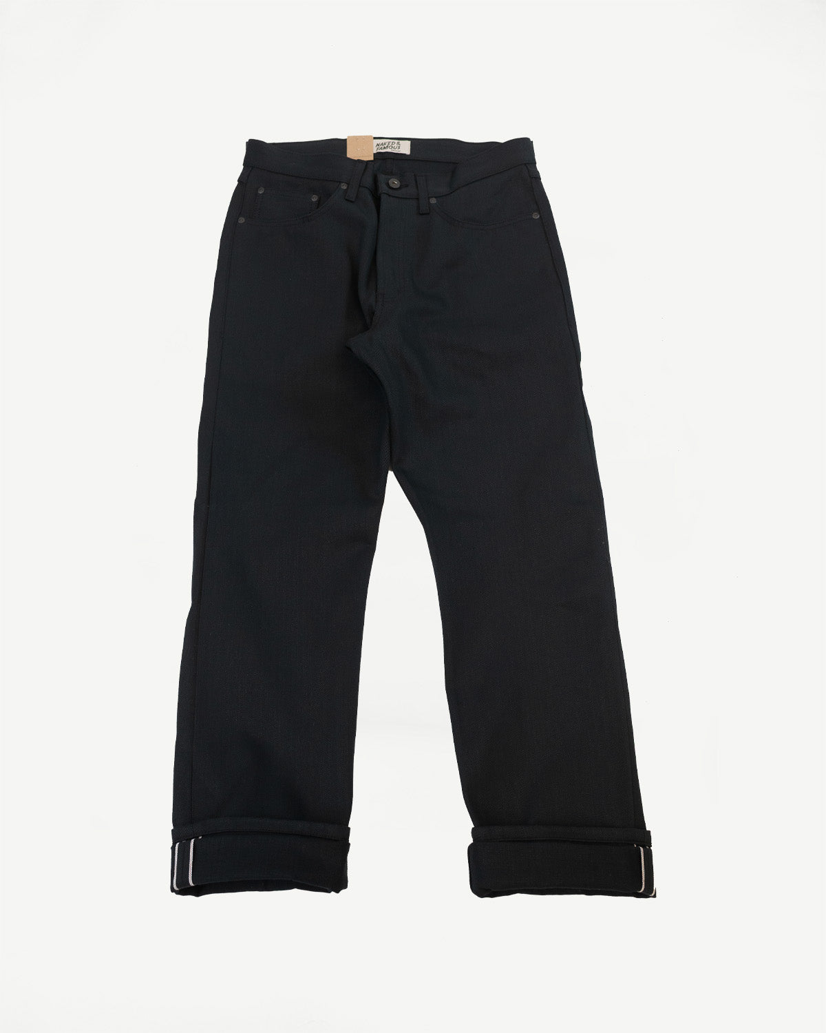 12.5oz - Forever Black Selvedge Denim - True Guy
