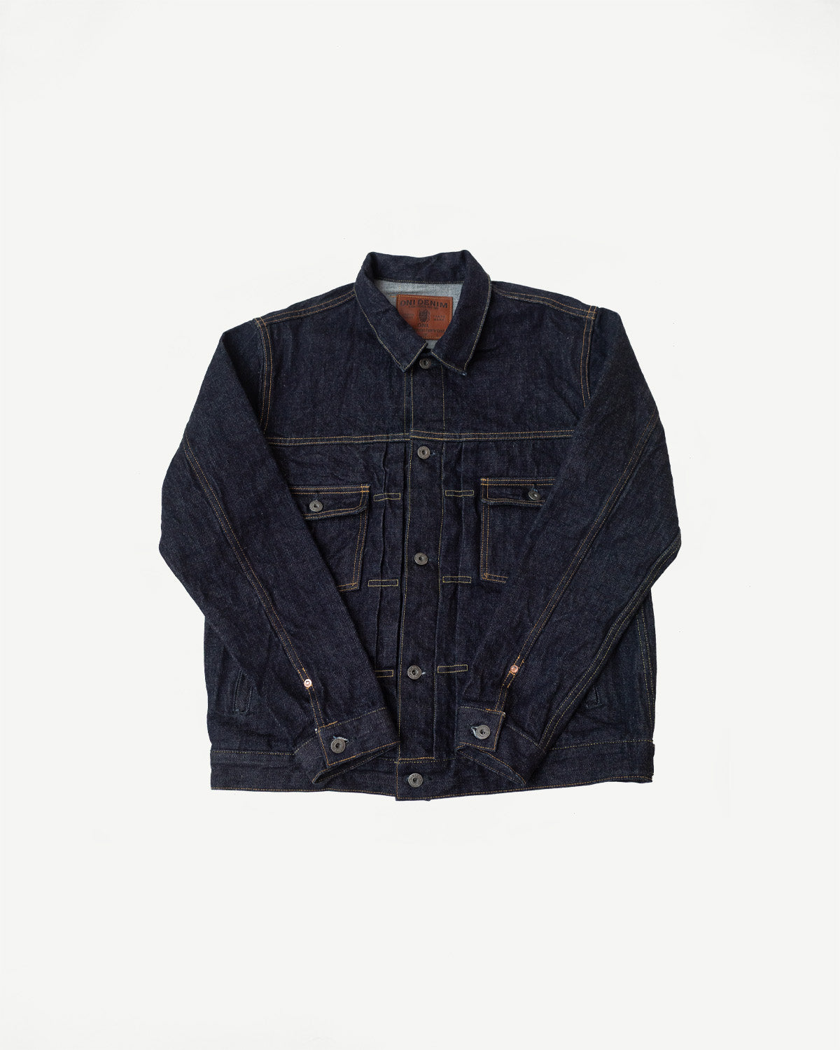 02516P - 15oz "Low Tension" Indigo x Beige Selvedge Denim - Type II