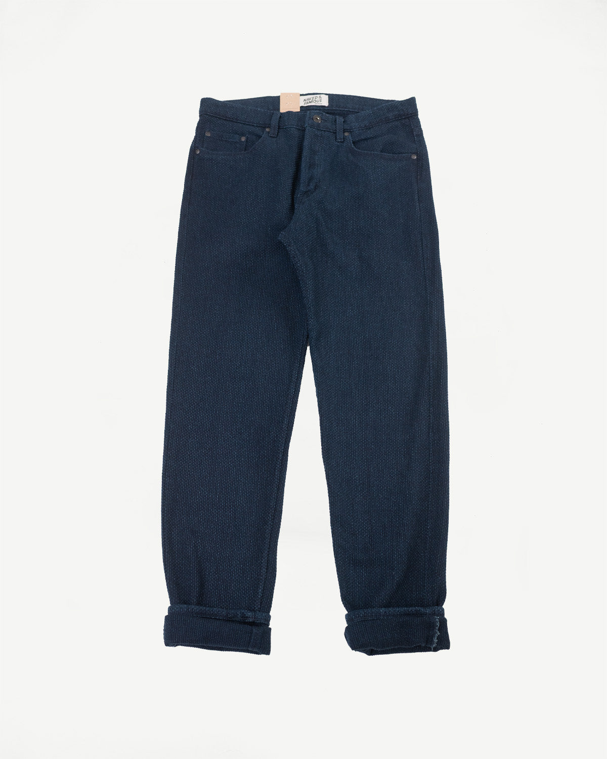 12.5oz - Indigo Sashiko Jeans - Easy Guy