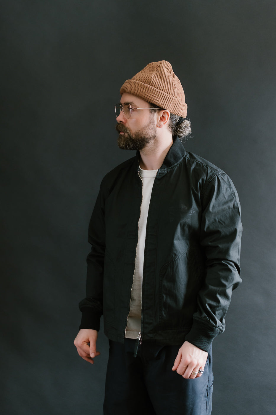 IHJ-145-BLK - 7oz Rubber Wax Coated Windbreaker - Black 15 IHJ-145-BLK - 7oz Rubber Wax Coated Windbreaker - Black