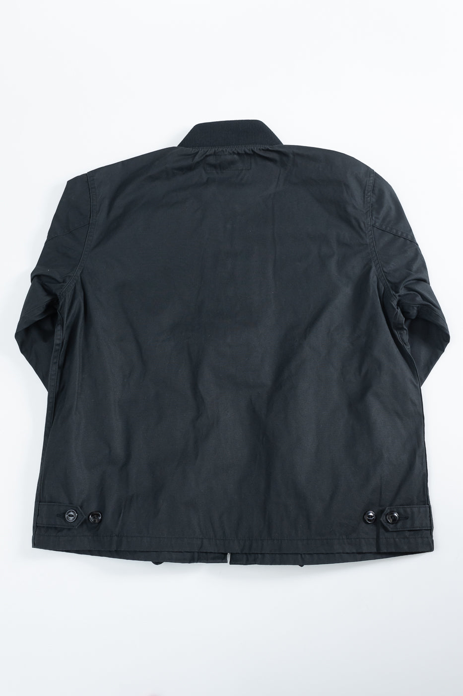 IHJ-145-BLK - 7oz Rubber Wax Coated Windbreaker - Black 5 IHJ-145-BLK - 7oz Rubber Wax Coated Windbreaker - Black