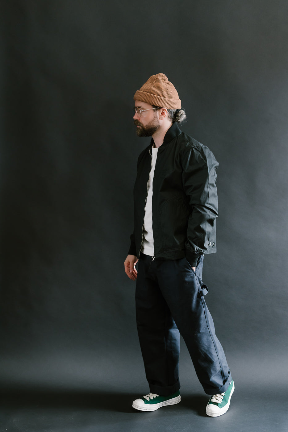 IHJ-145-BLK - 7oz Rubber Wax Coated Windbreaker - Black 8 IHJ-145-BLK - 7oz Rubber Wax Coated Windbreaker - Black