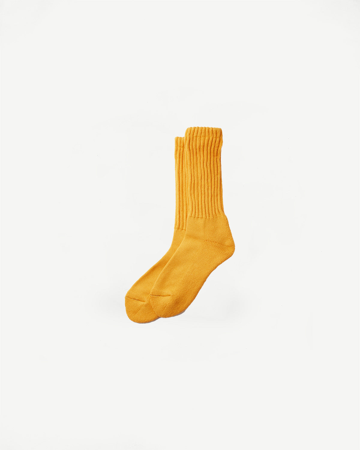 R1334 - Loose Pile Crew Sock - Yellow 1 R1334 - Loose Pile Crew Sock - Yellow