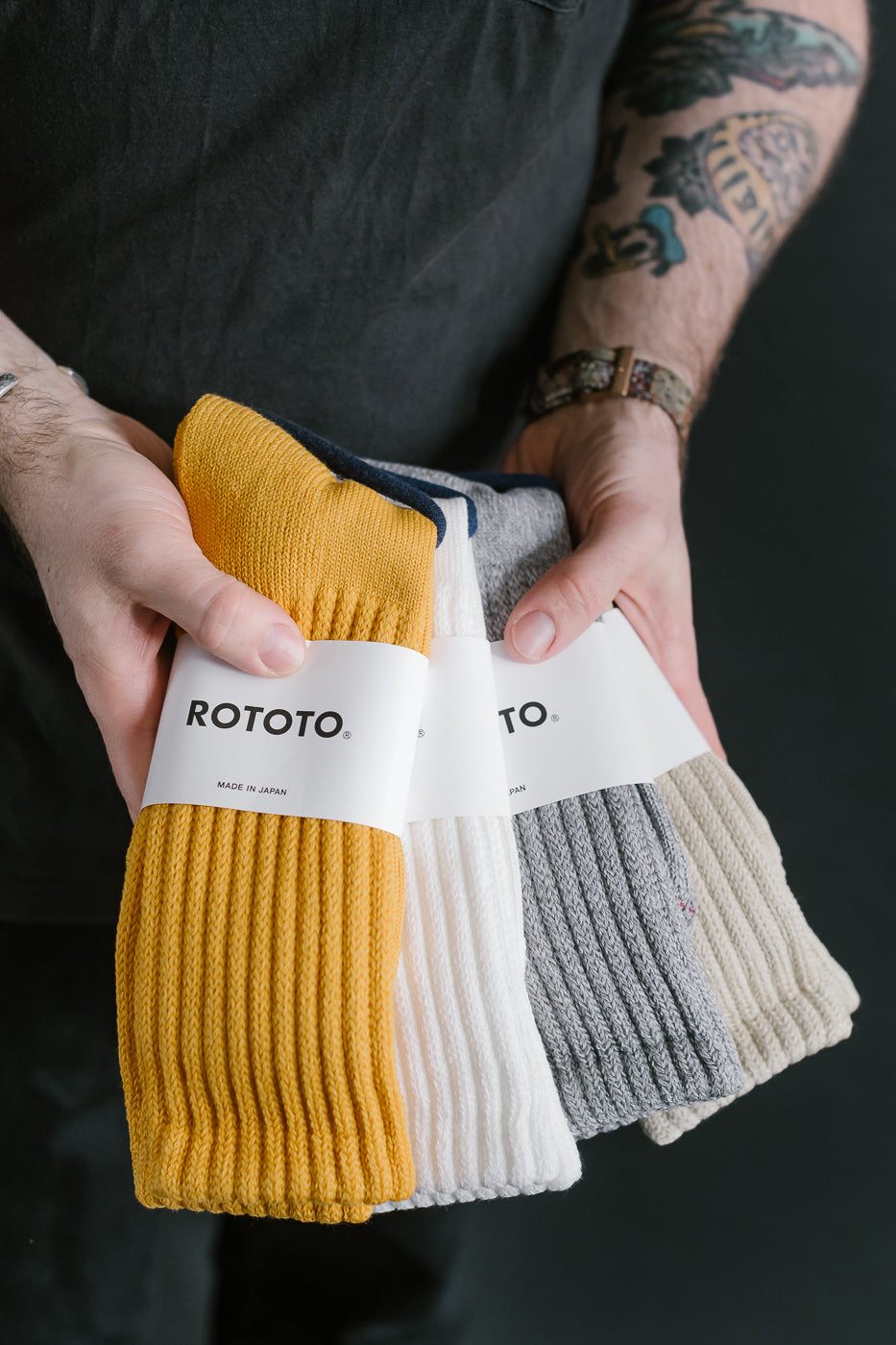 R1334 - Loose Pile Crew Sock - Yellow 3 R1334 - Loose Pile Crew Sock - Yellow