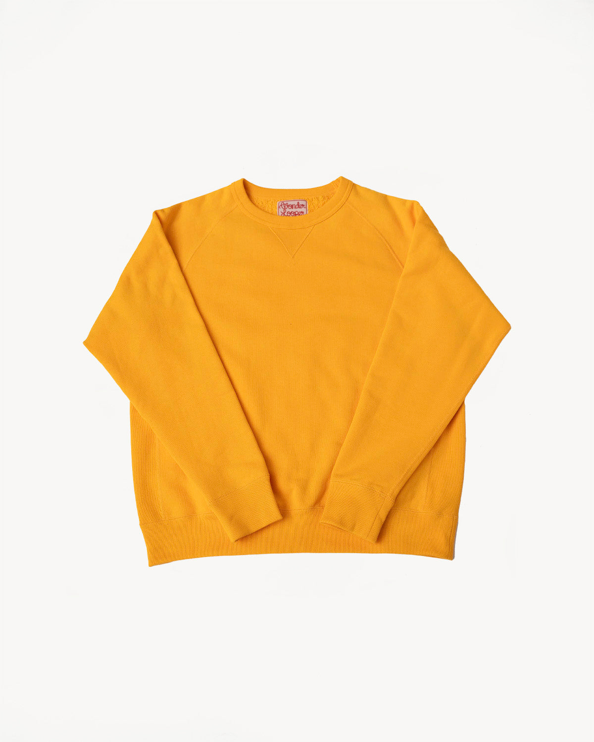 Pullover Crew Neck - Super Looper French Terry - Marigold 1 Pullover Crew Neck - Super Looper French Terry - Marigold