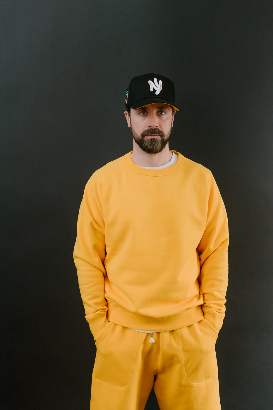 Pullover Crew Neck - Super Looper French Terry - Marigold 12 Pullover Crew Neck - Super Looper French Terry - Marigold