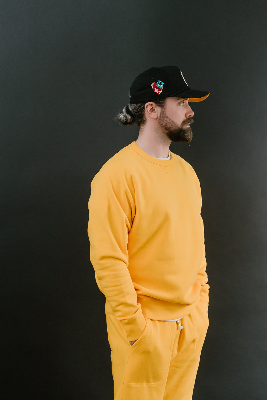 Pullover Crew Neck - Super Looper French Terry - Marigold 13 Pullover Crew Neck - Super Looper French Terry - Marigold