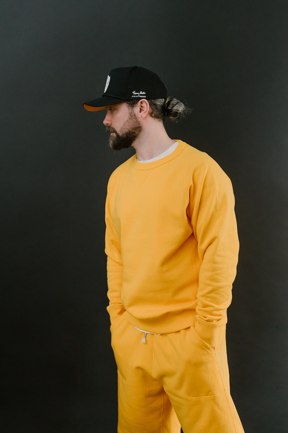 Pullover Crew Neck - Super Looper French Terry - Marigold 16 Pullover Crew Neck - Super Looper French Terry - Marigold