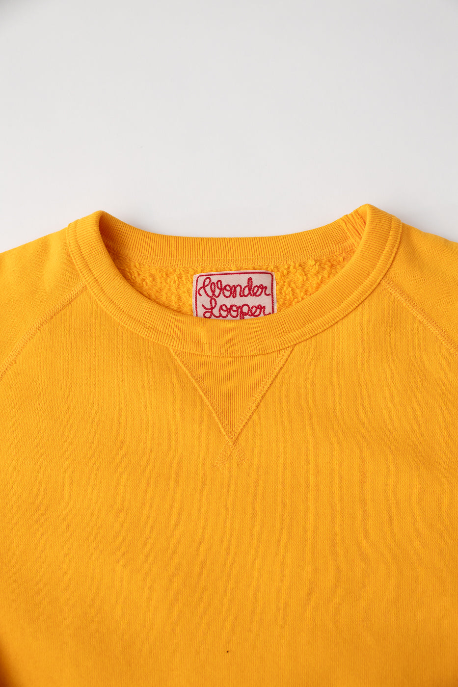 Pullover Crew Neck - Super Looper French Terry - Marigold 2 Pullover Crew Neck - Super Looper French Terry - Marigold