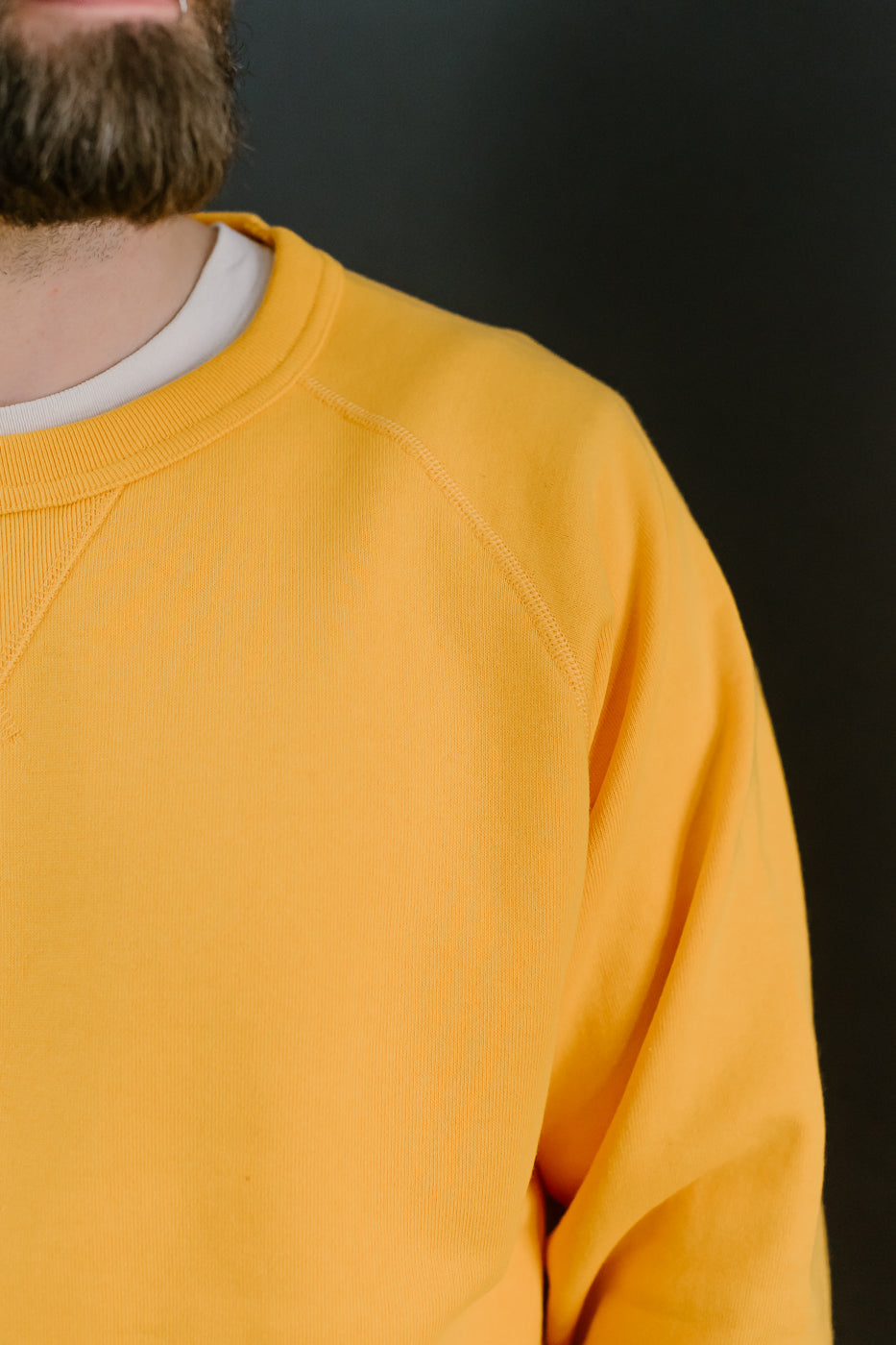 Pullover Crew Neck - Super Looper French Terry - Marigold 22 Pullover Crew Neck - Super Looper French Terry - Marigold