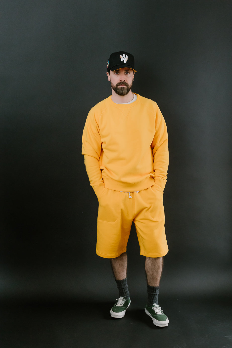 Pullover Crew Neck - Super Looper French Terry - Marigold 5 Pullover Crew Neck - Super Looper French Terry - Marigold