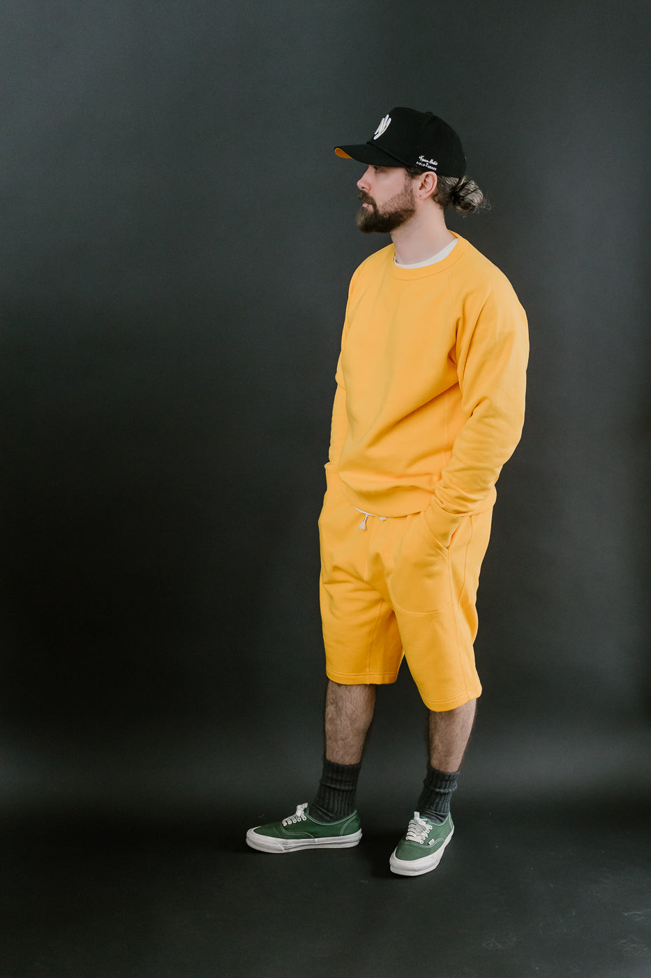 Pullover Crew Neck - Super Looper French Terry - Marigold 6 Pullover Crew Neck - Super Looper French Terry - Marigold