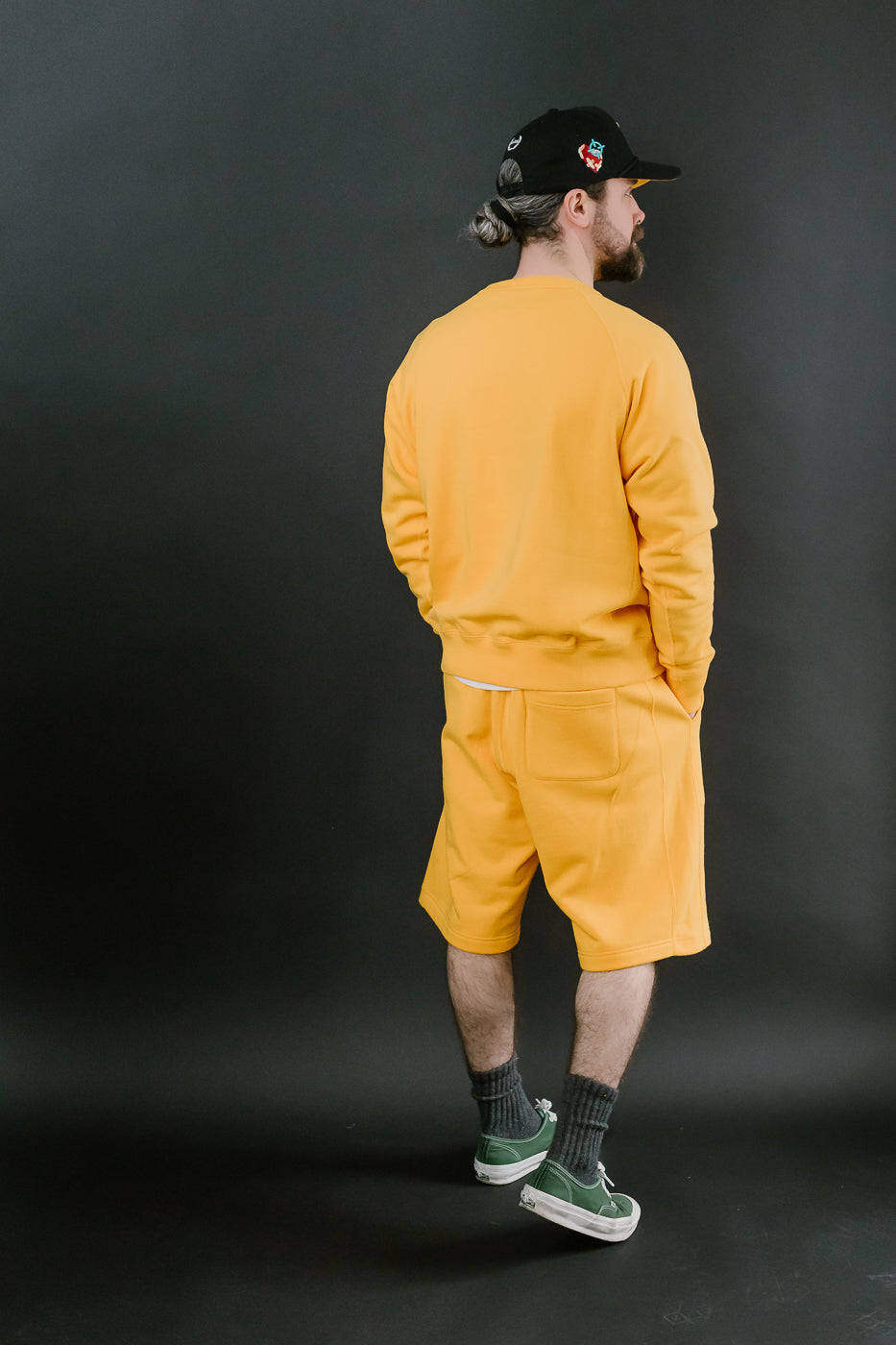 Pullover Crew Neck - Super Looper French Terry - Marigold 7 Pullover Crew Neck - Super Looper French Terry - Marigold