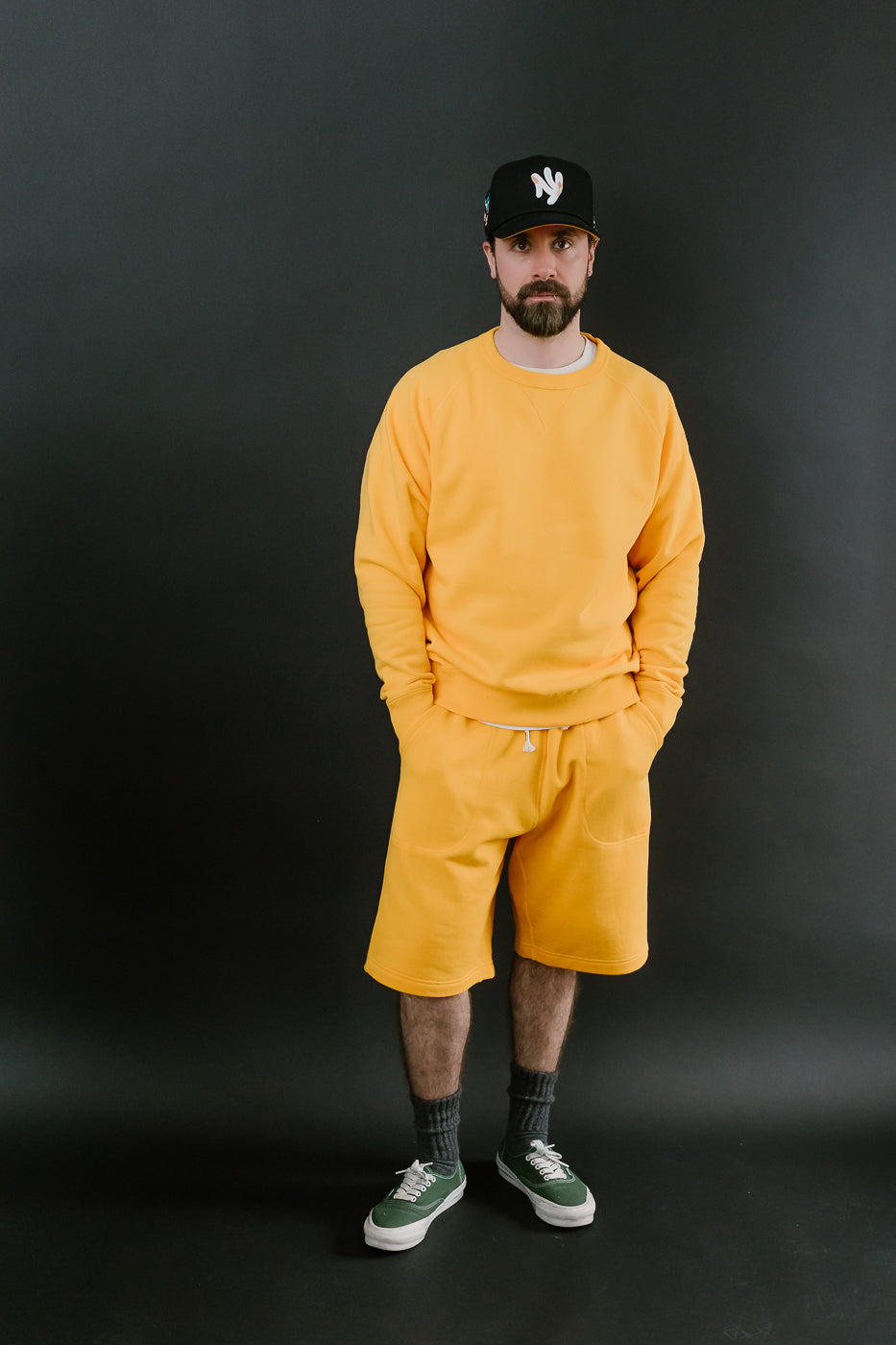 Pullover Crew Neck - Super Looper French Terry - Marigold 8 Pullover Crew Neck - Super Looper French Terry - Marigold