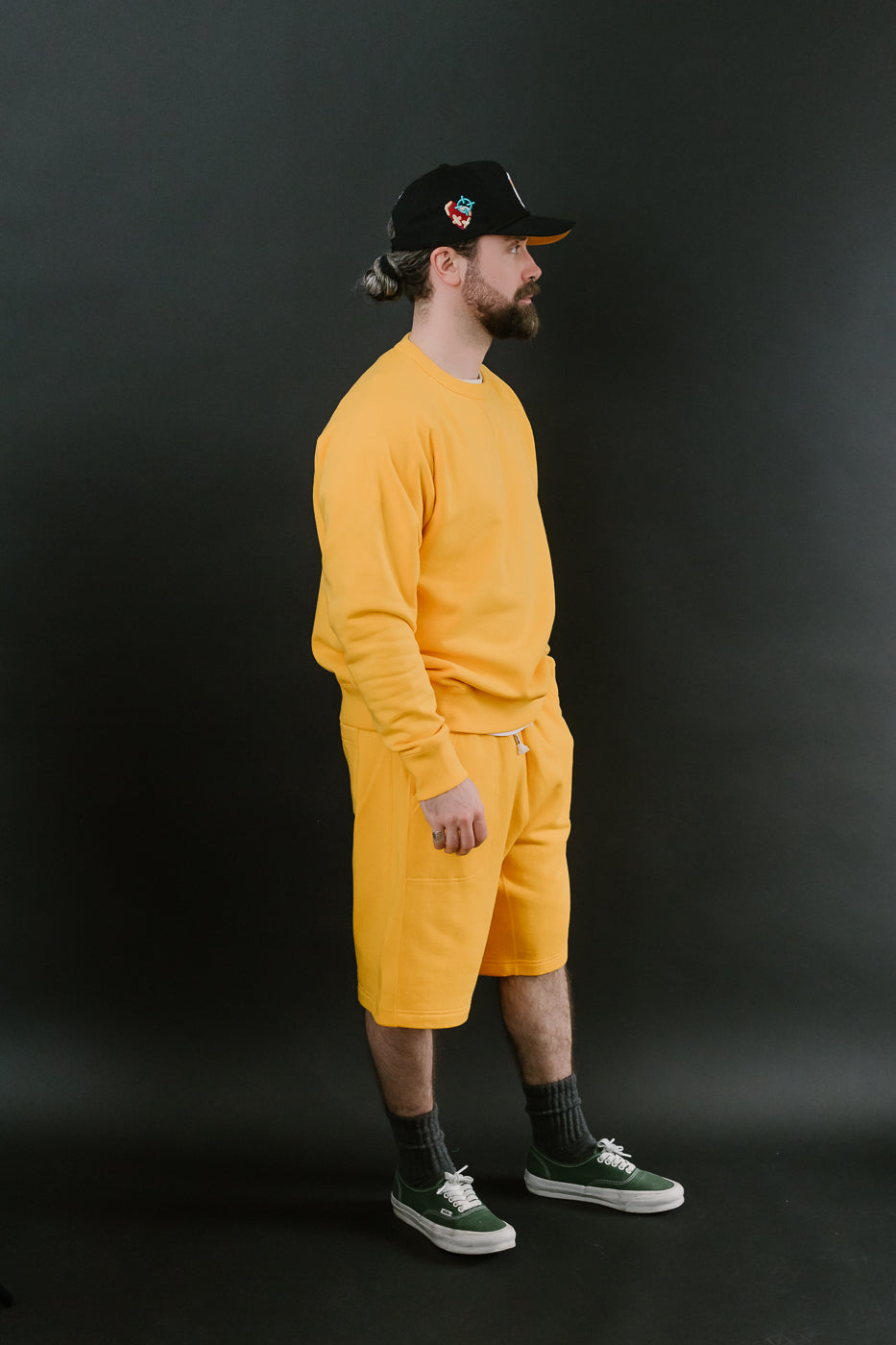 Pullover Crew Neck - Super Looper French Terry - Marigold 9 Pullover Crew Neck - Super Looper French Terry - Marigold