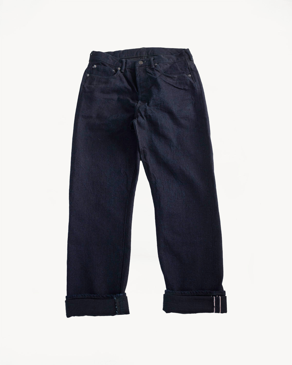 1103SRB - 15.5oz - Super Rough Selvedge Denim Clean Straight - Indigo, Black