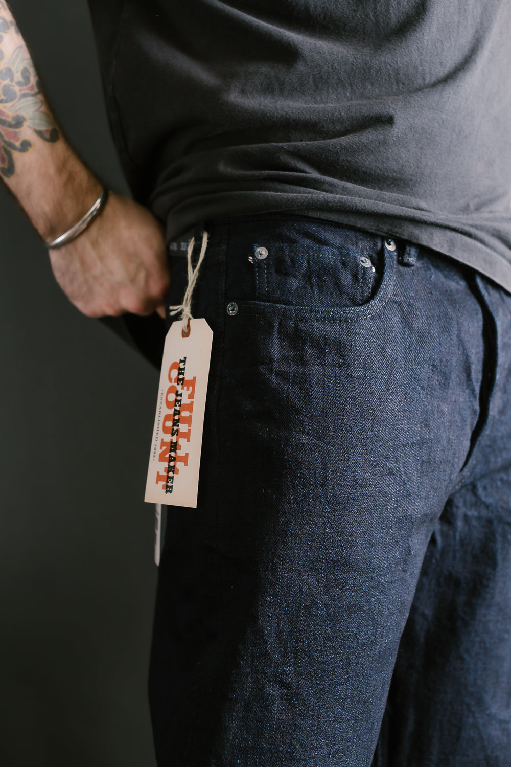 1103SRB - 15.5oz - Super Rough Selvedge Denim Clean Straight - Indigo, Black 19 1103SRB - 15.5oz - Super Rough Selvedge Denim Clean Straight - Indigo, Black