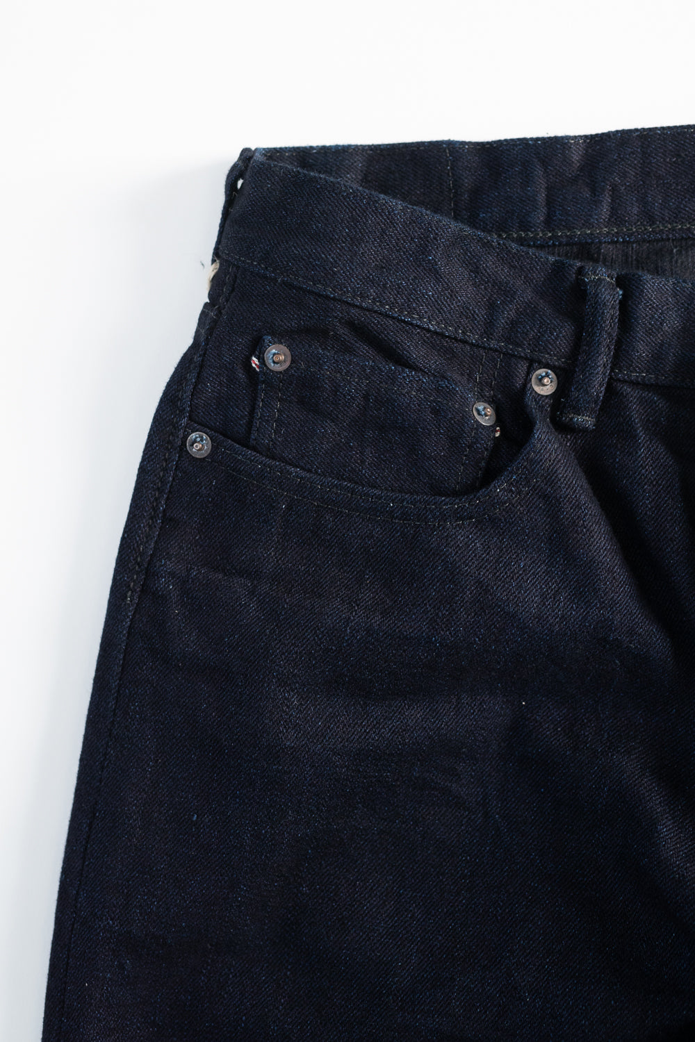 1103SRB - 15.5oz - Super Rough Selvedge Denim Clean Straight - Indigo, Black 4 1103SRB - 15.5oz - Super Rough Selvedge Denim Clean Straight - Indigo, Black