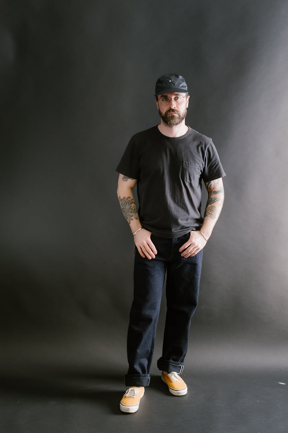 1103SRB - 15.5oz - Super Rough Selvedge Denim Clean Straight - Indigo, Black 7 1103SRB - 15.5oz - Super Rough Selvedge Denim Clean Straight - Indigo, Black