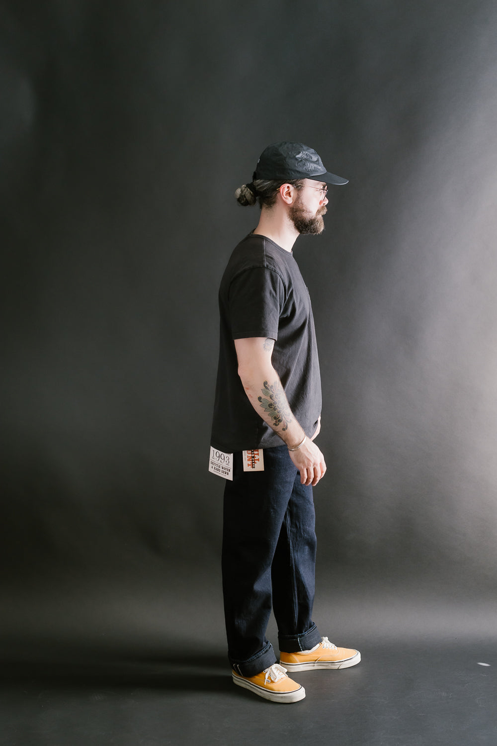 1103SRB - 15.5oz - Super Rough Selvedge Denim Clean Straight - Indigo, Black 8 1103SRB - 15.5oz - Super Rough Selvedge Denim Clean Straight - Indigo, Black