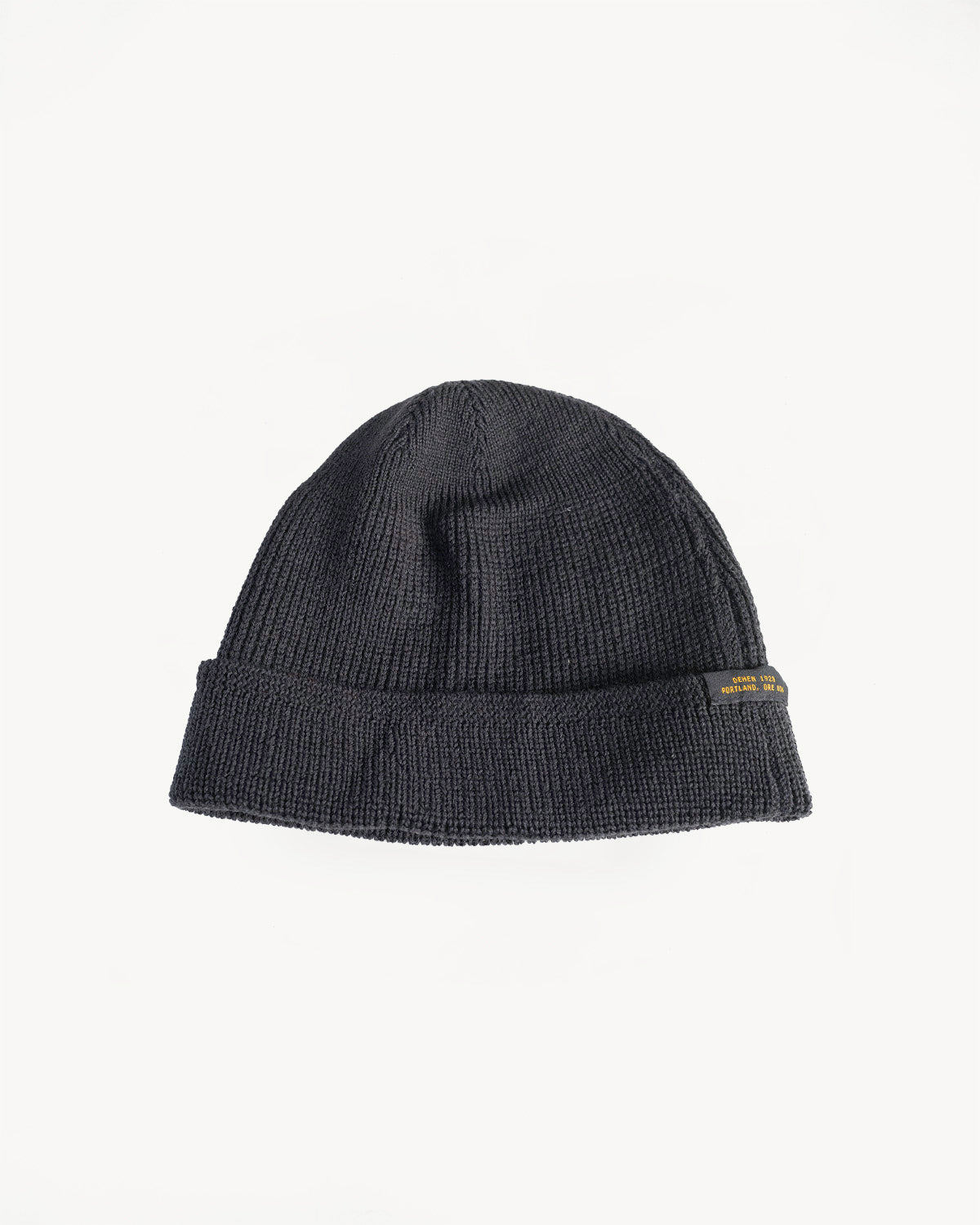 Wool Knit Watch Cap - Dark Charcoal 1 Wool Knit Watch Cap - Dark Charcoal