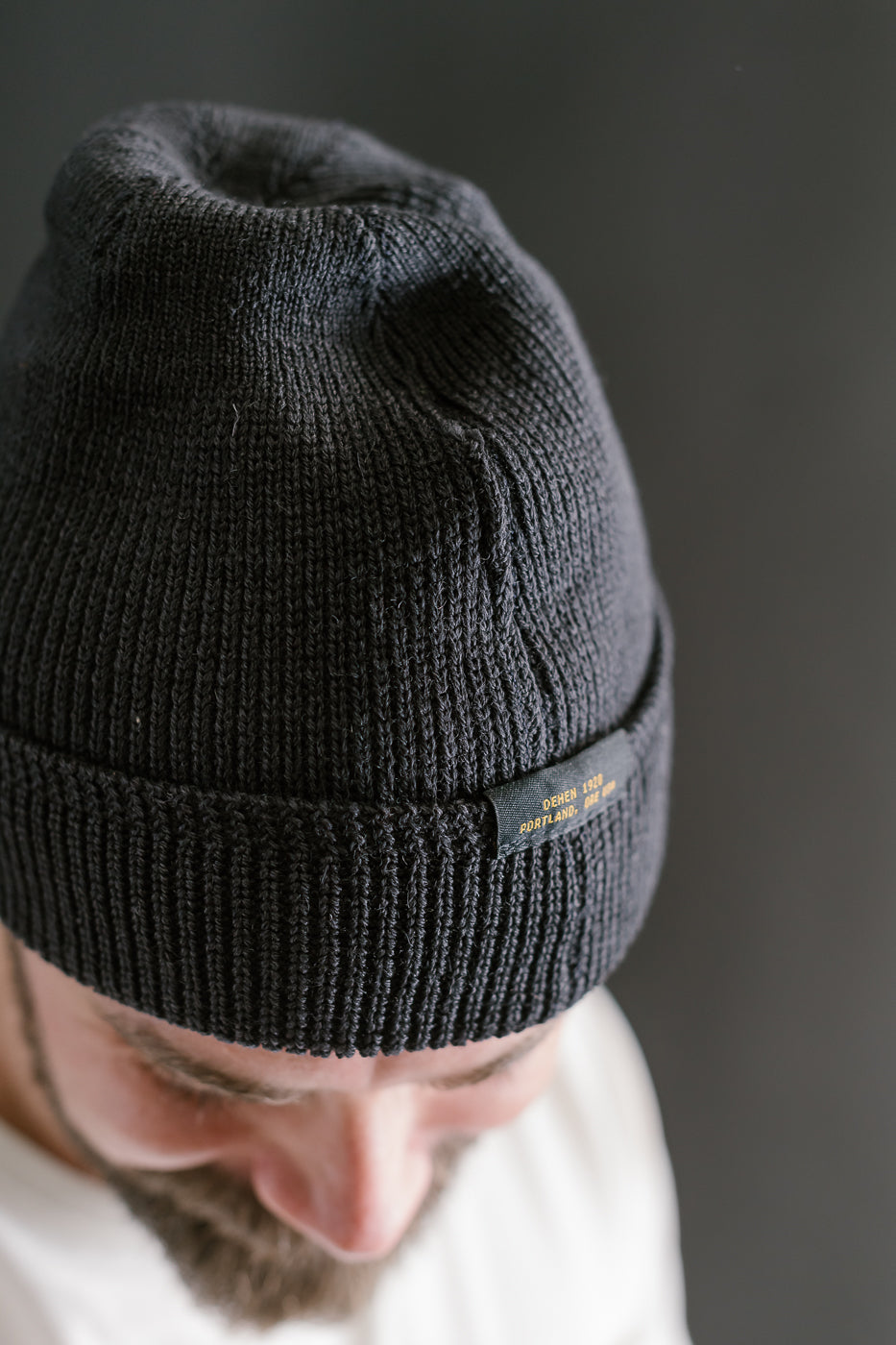 Wool Knit Watch Cap - Dark Charcoal 11 Wool Knit Watch Cap - Dark Charcoal