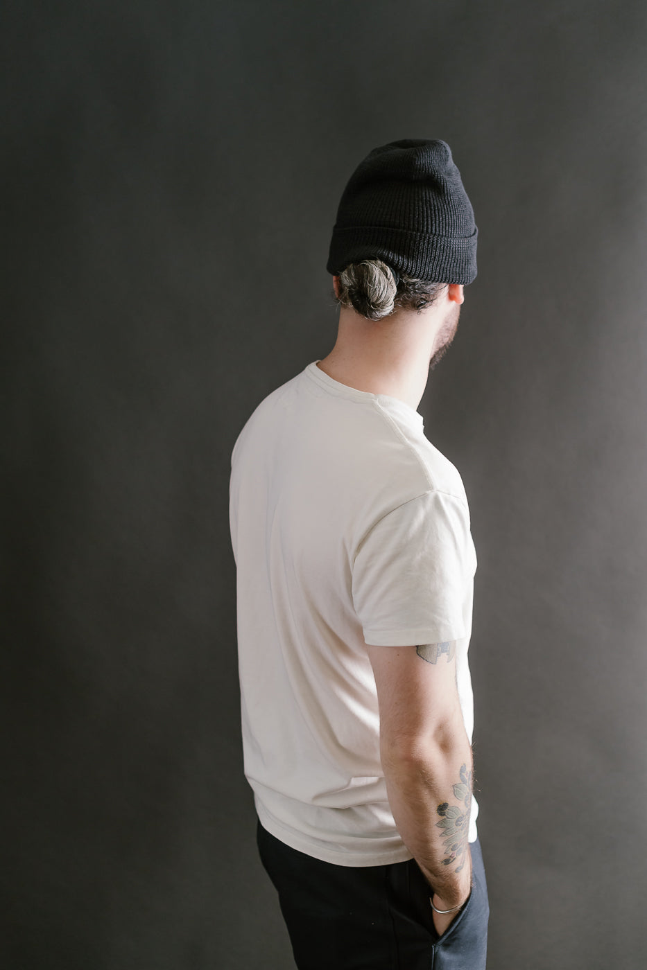 Wool Knit Watch Cap - Dark Charcoal 6 Wool Knit Watch Cap - Dark Charcoal