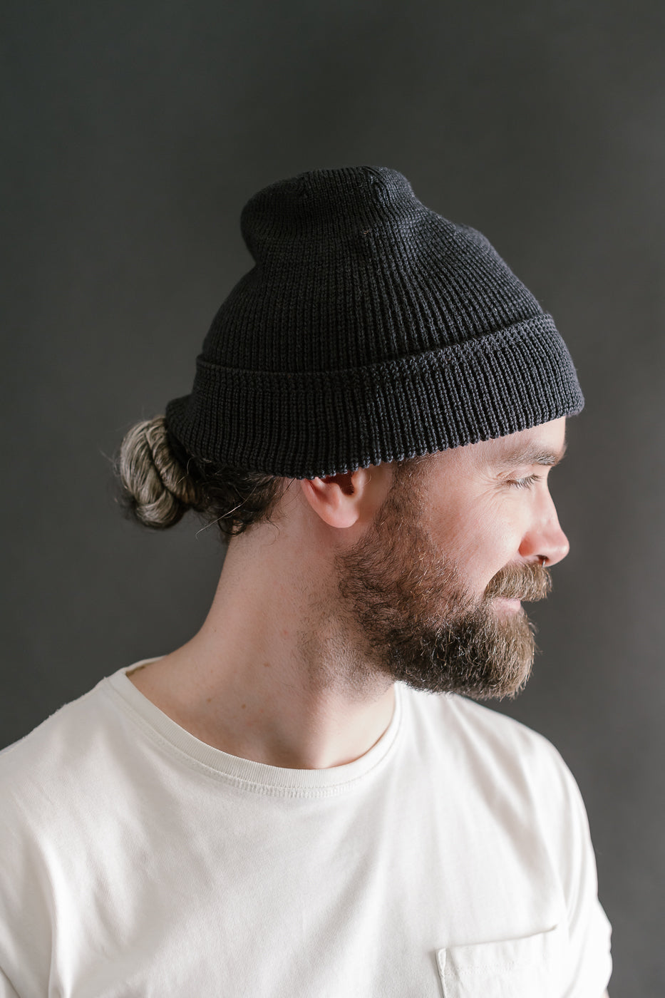 Wool Knit Watch Cap - Dark Charcoal 7 Wool Knit Watch Cap - Dark Charcoal
