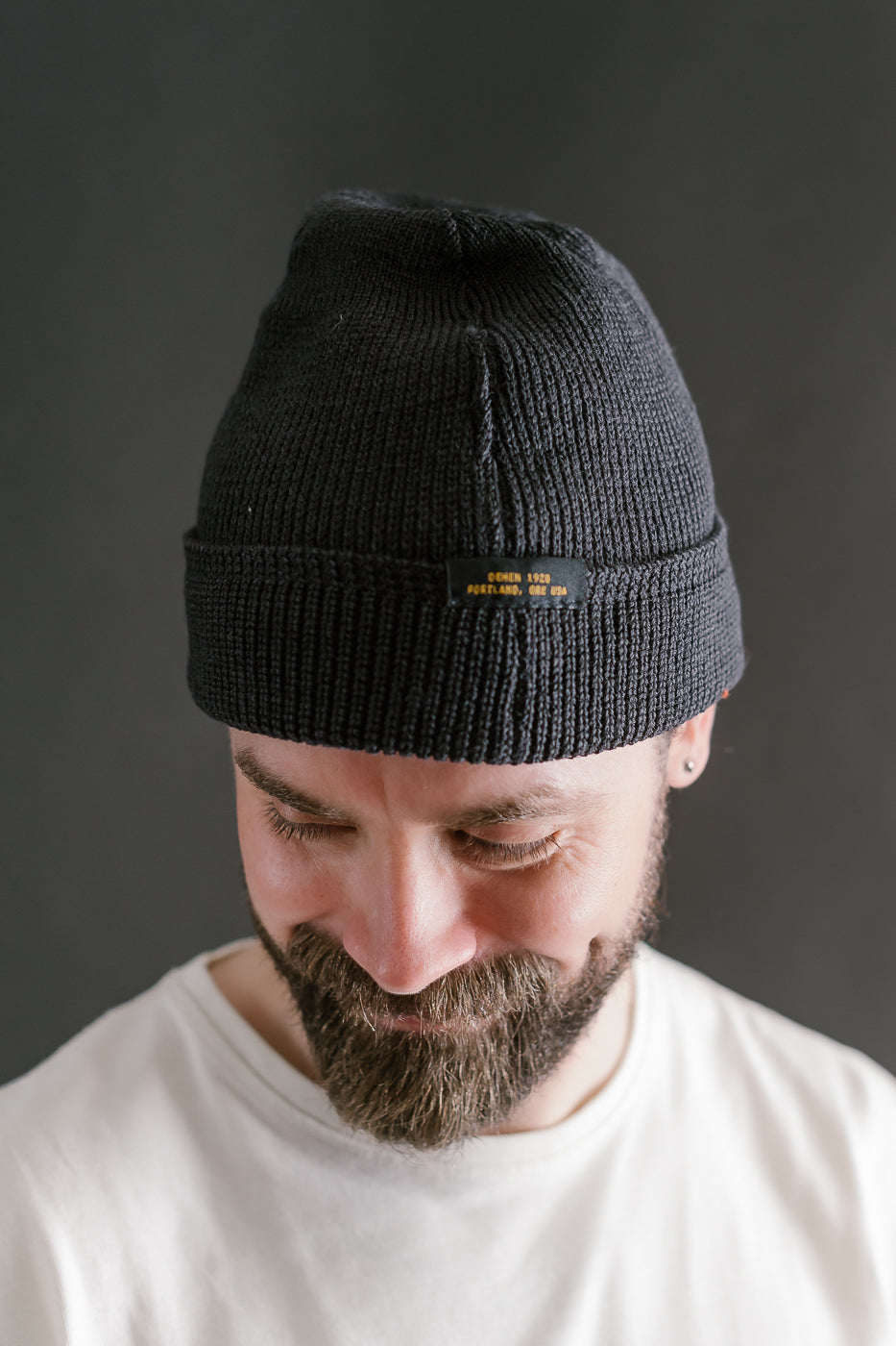 Wool Knit Watch Cap - Dark Charcoal 8 Wool Knit Watch Cap - Dark Charcoal