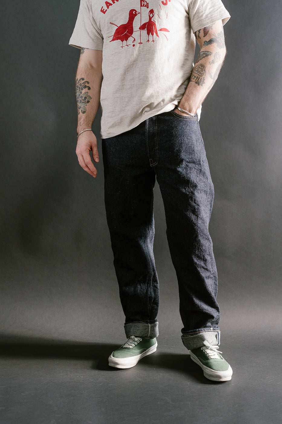 Lot DDS1003XX - 14.5oz 1944 New Model One-Wash Selvedge Denim - Indigo 17 Lot DDS1003XX - 14.5oz 1944 New Model One-Wash Selvedge Denim - Indigo