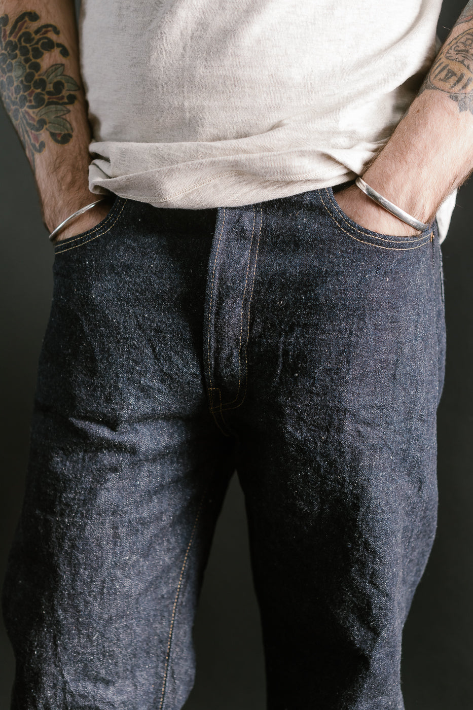 Lot DDS1003XX - 14.5oz 1944 New Model One-Wash Selvedge Denim - Indigo 19 Lot DDS1003XX - 14.5oz 1944 New Model One-Wash Selvedge Denim - Indigo