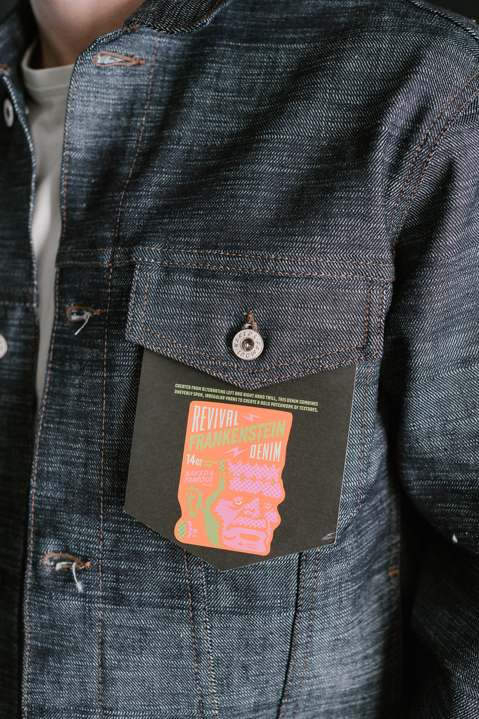 14oz - Revival Frankenstein - Denim Jacket 19 14oz - Revival Frankenstein - Denim Jacket