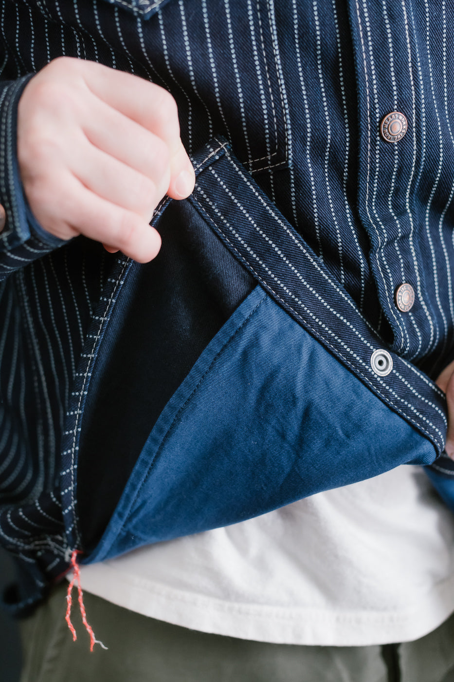 IHSH-227-IND - 12oz Wabash CPO Shirt - Indigo 22 IHSH-227-IND - 12oz Wabash CPO Shirt - Indigo