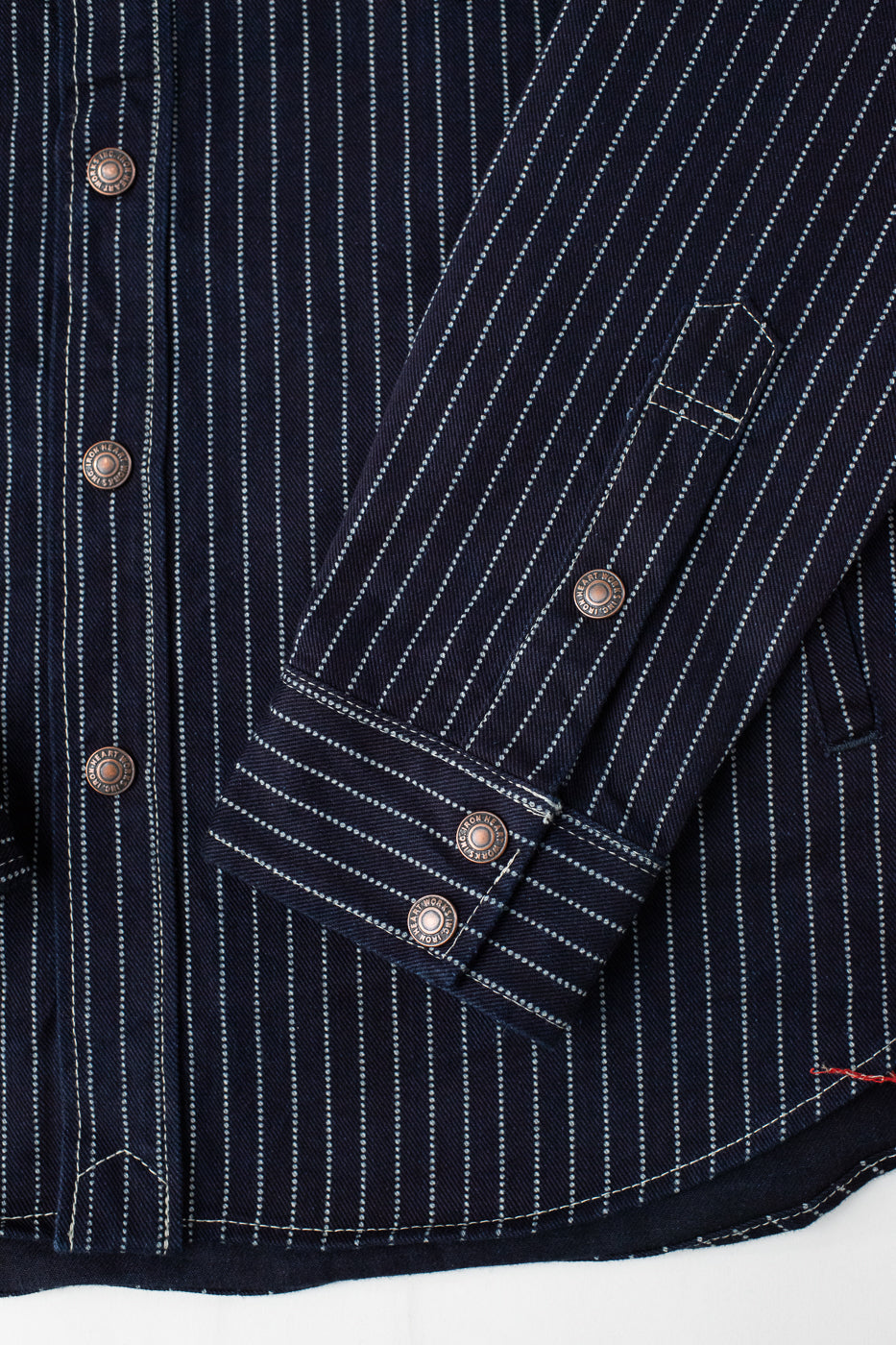 IHSH-227-IND - 12oz Wabash CPO Shirt - Indigo 4 IHSH-227-IND - 12oz Wabash CPO Shirt - Indigo