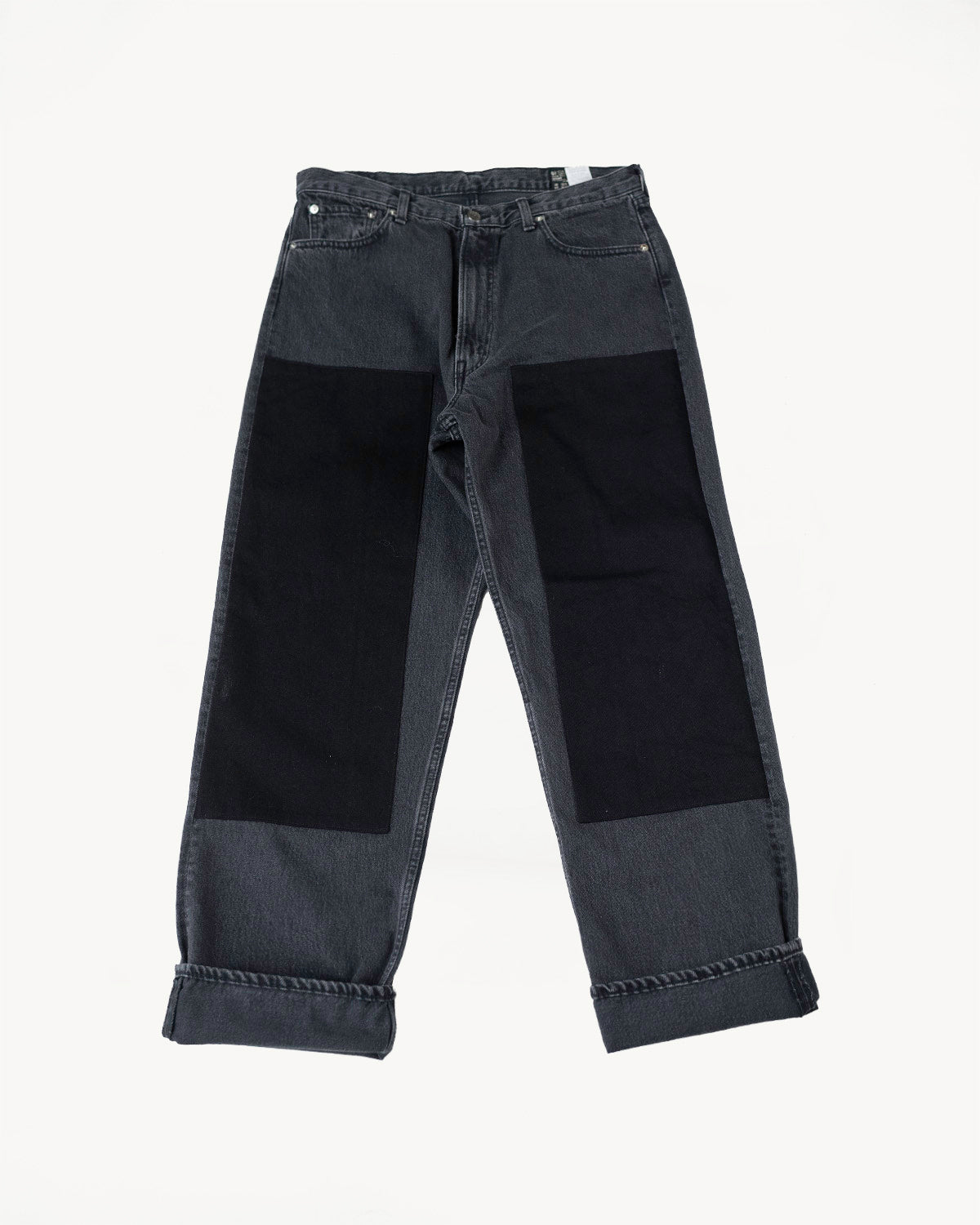 01-1010W-161S - 101 - Dad's Fit Denim - Remake Black Stone