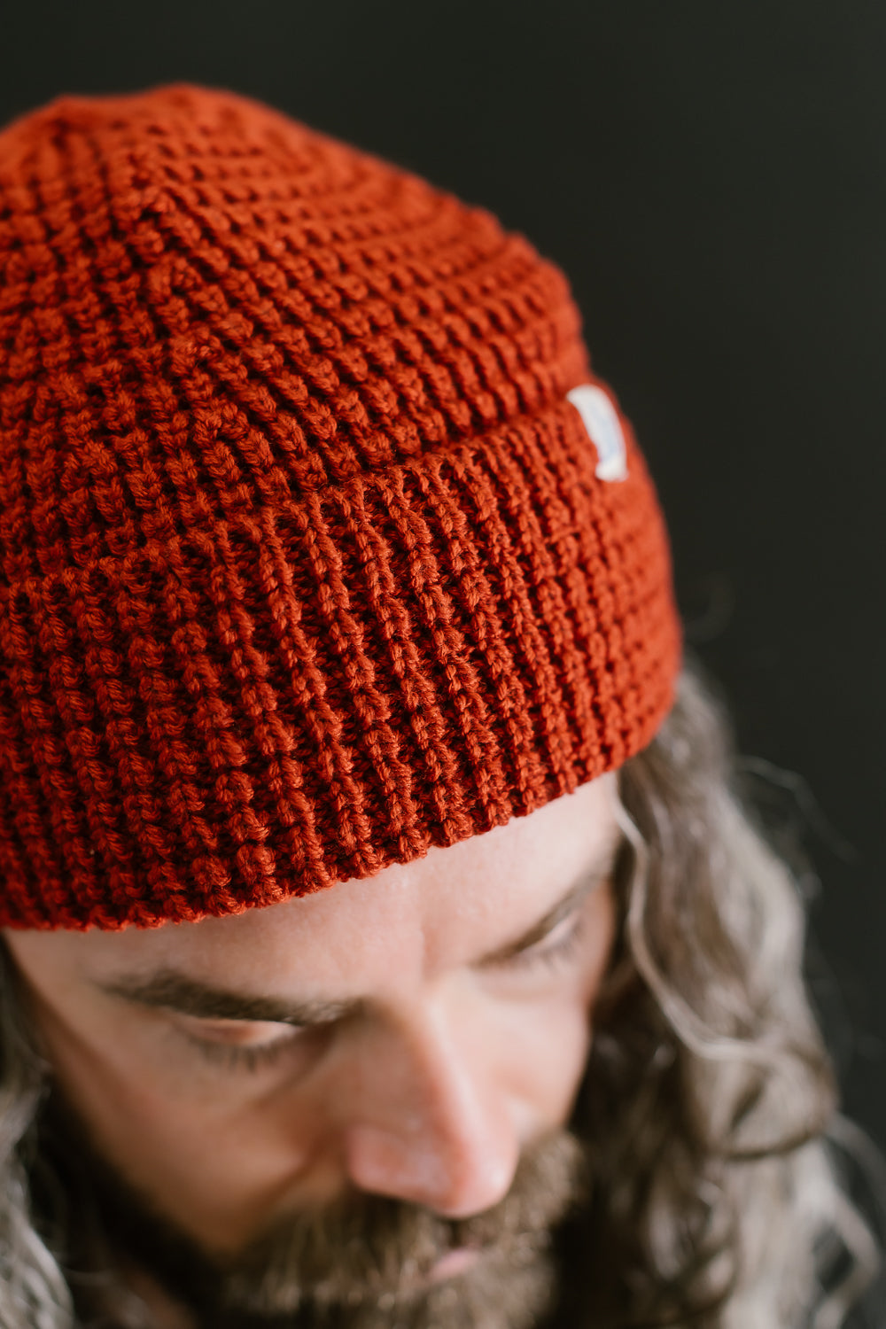MWBN06.307 - Waffle Structure Sturdy Beanie Merino Wool - Clay 10 MWBN06.307 - Waffle Structure Sturdy Beanie Merino Wool - Clay