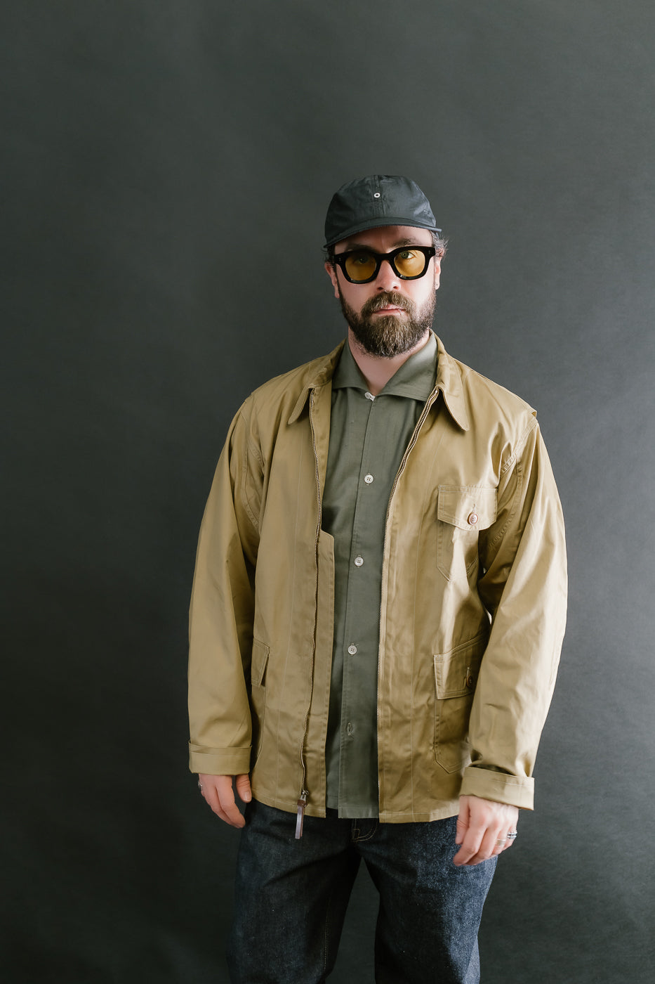 Lot 2219 - M-421a JKT USMCR VMF322 Plain Jacket - Camel 13 Lot 2219 - M-421a JKT USMCR VMF322 Plain Jacket - Camel