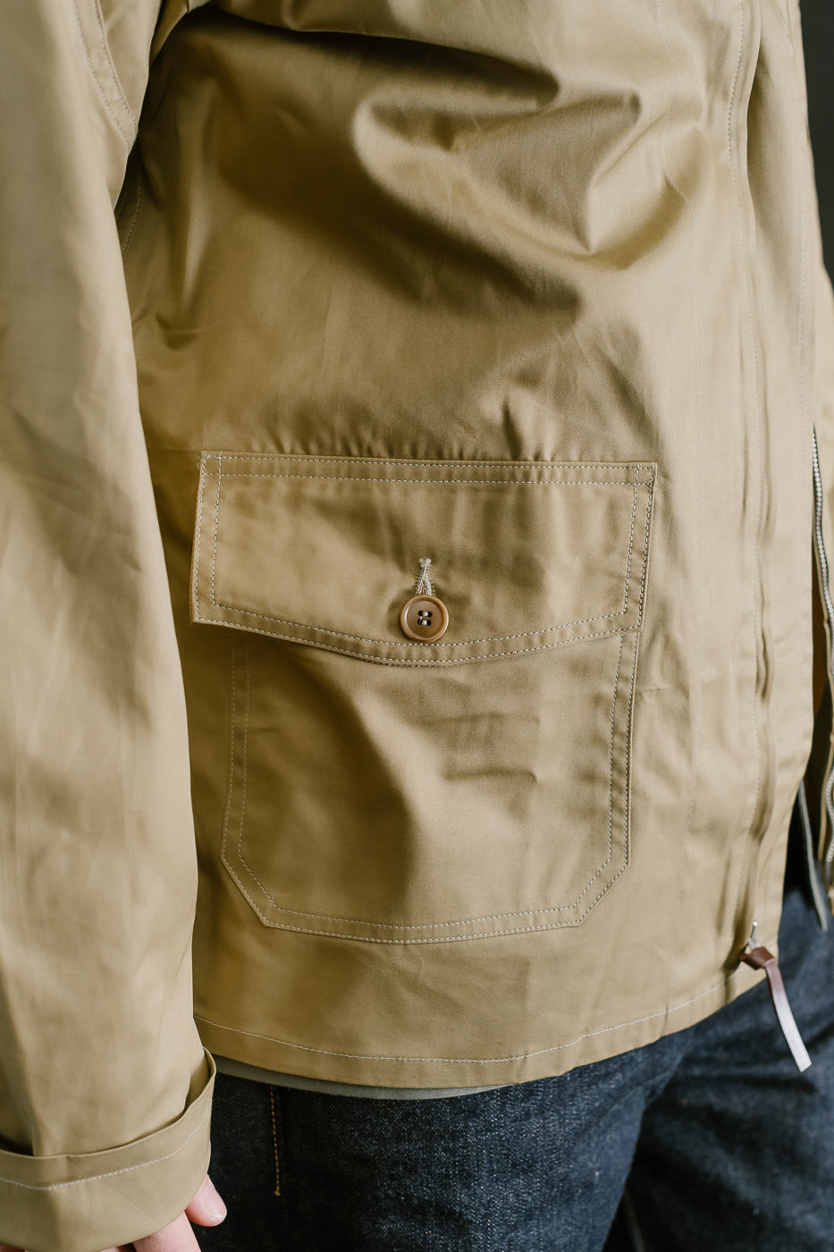 Lot 2219 - M-421a JKT USMCR VMF322 Plain Jacket - Camel 16 Lot 2219 - M-421a JKT USMCR VMF322 Plain Jacket - Camel
