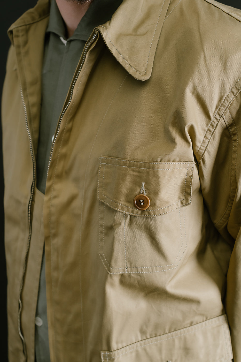 Lot 2219 - M-421a JKT USMCR VMF322 Plain Jacket - Camel 20 Lot 2219 - M-421a JKT USMCR VMF322 Plain Jacket - Camel