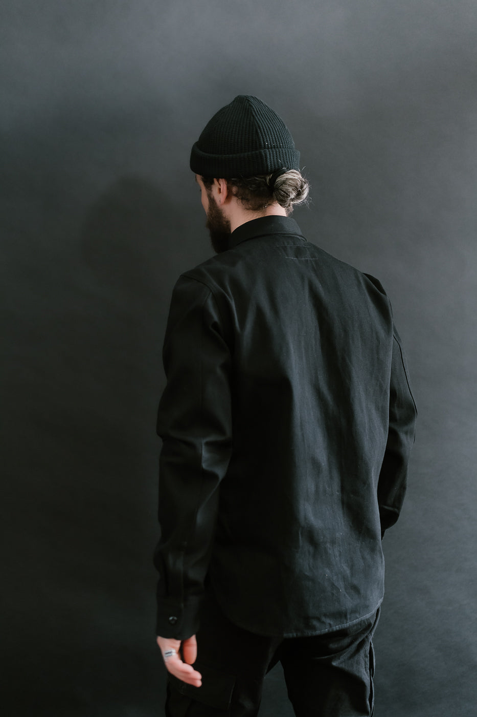 11oz Field Shirt - Stealth Canvas Selvedge 13 11oz Field Shirt - Stealth Canvas Selvedge