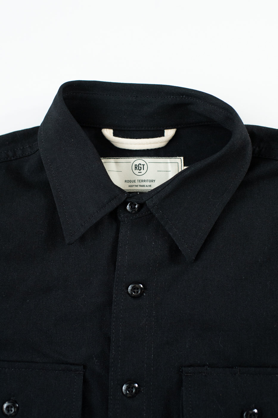 11oz Field Shirt - Stealth Canvas Selvedge 2 11oz Field Shirt - Stealth Canvas Selvedge