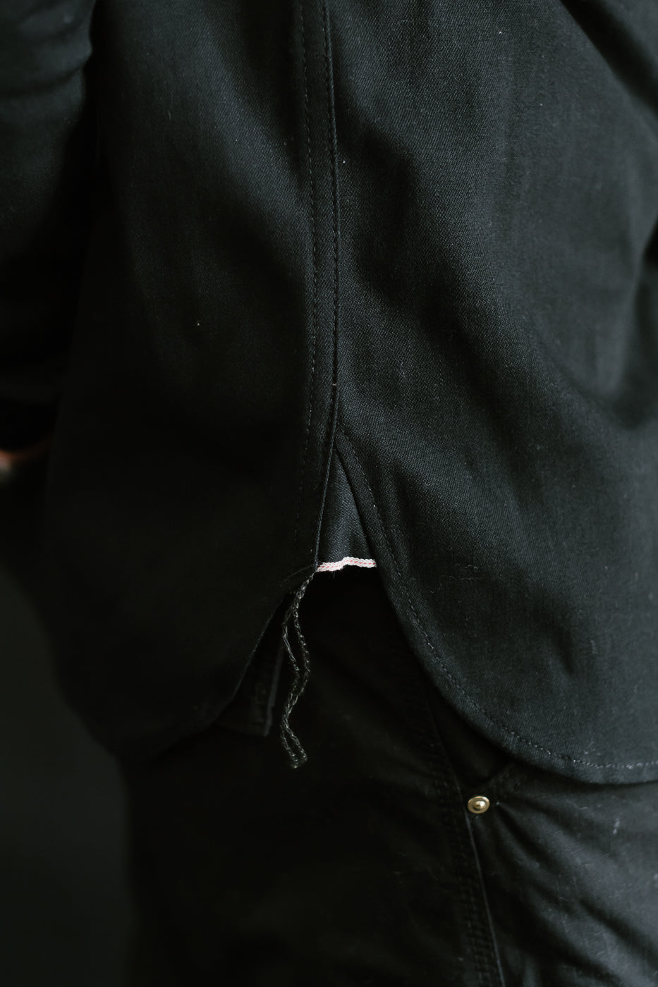 11oz Field Shirt - Stealth Canvas Selvedge 21 11oz Field Shirt - Stealth Canvas Selvedge