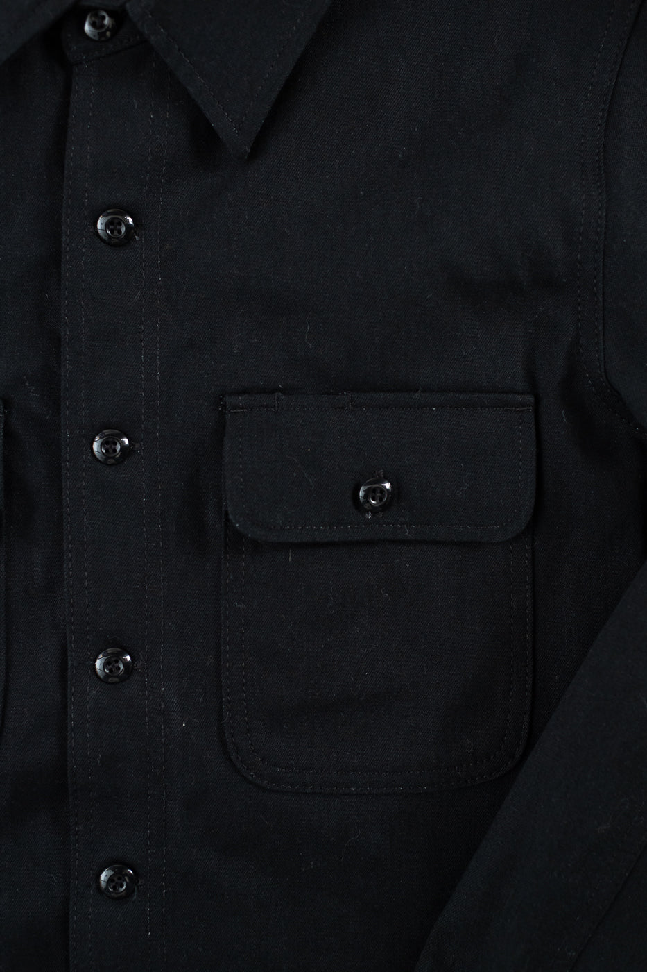 11oz Field Shirt - Stealth Canvas Selvedge 3 11oz Field Shirt - Stealth Canvas Selvedge