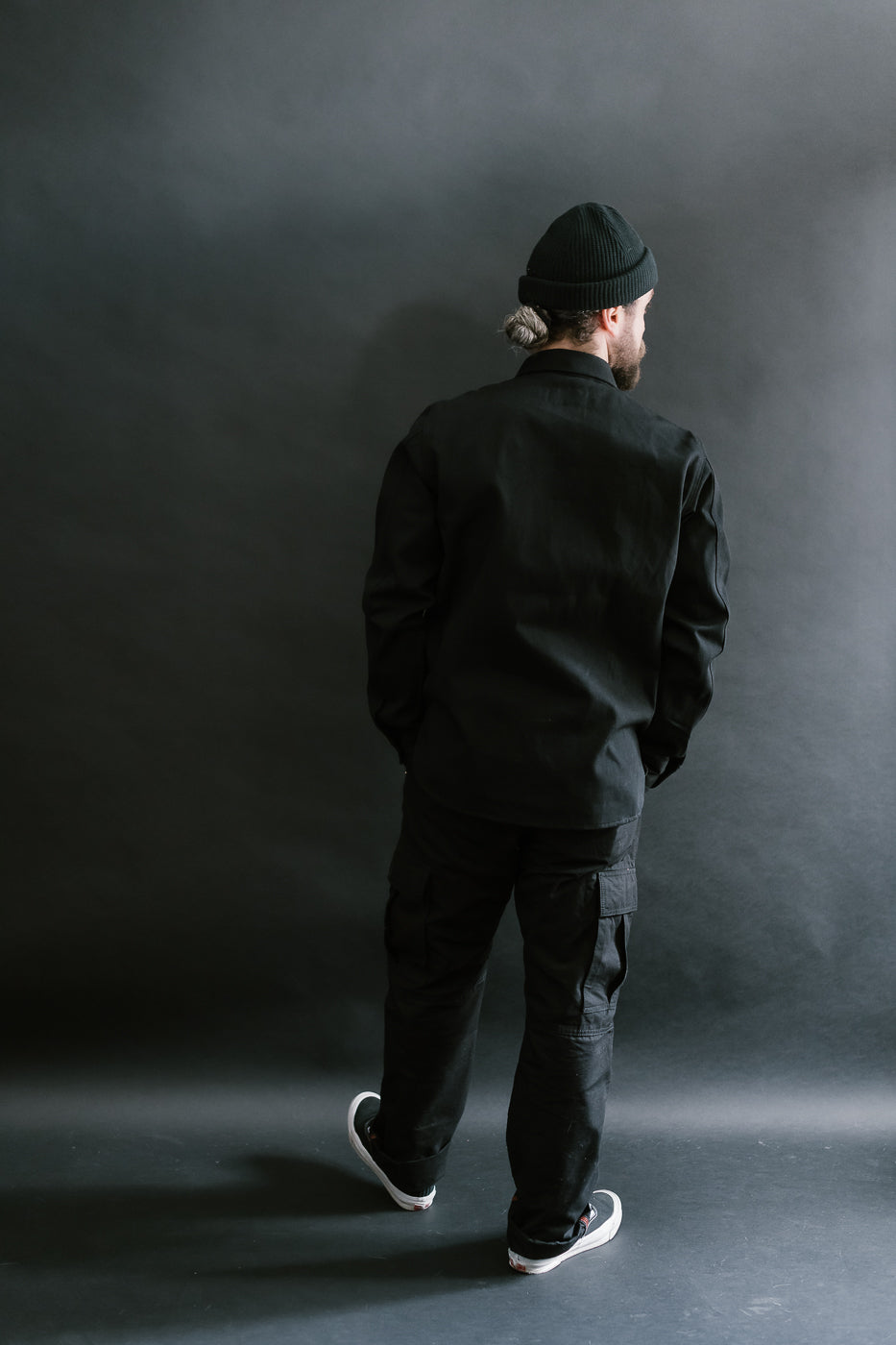 11oz Field Shirt - Stealth Canvas Selvedge 8 11oz Field Shirt - Stealth Canvas Selvedge